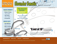 Tablet Screenshot of flounderfanatic.com